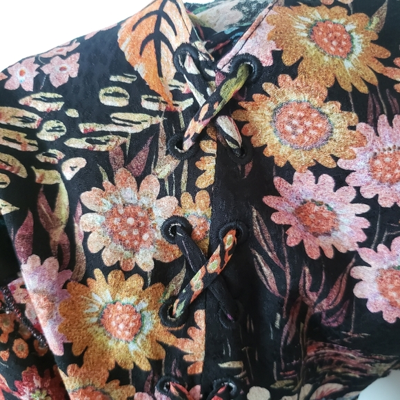 Ted Baker Pink and Orange Ruffled Tiered Sundress - Picture 6 of 11